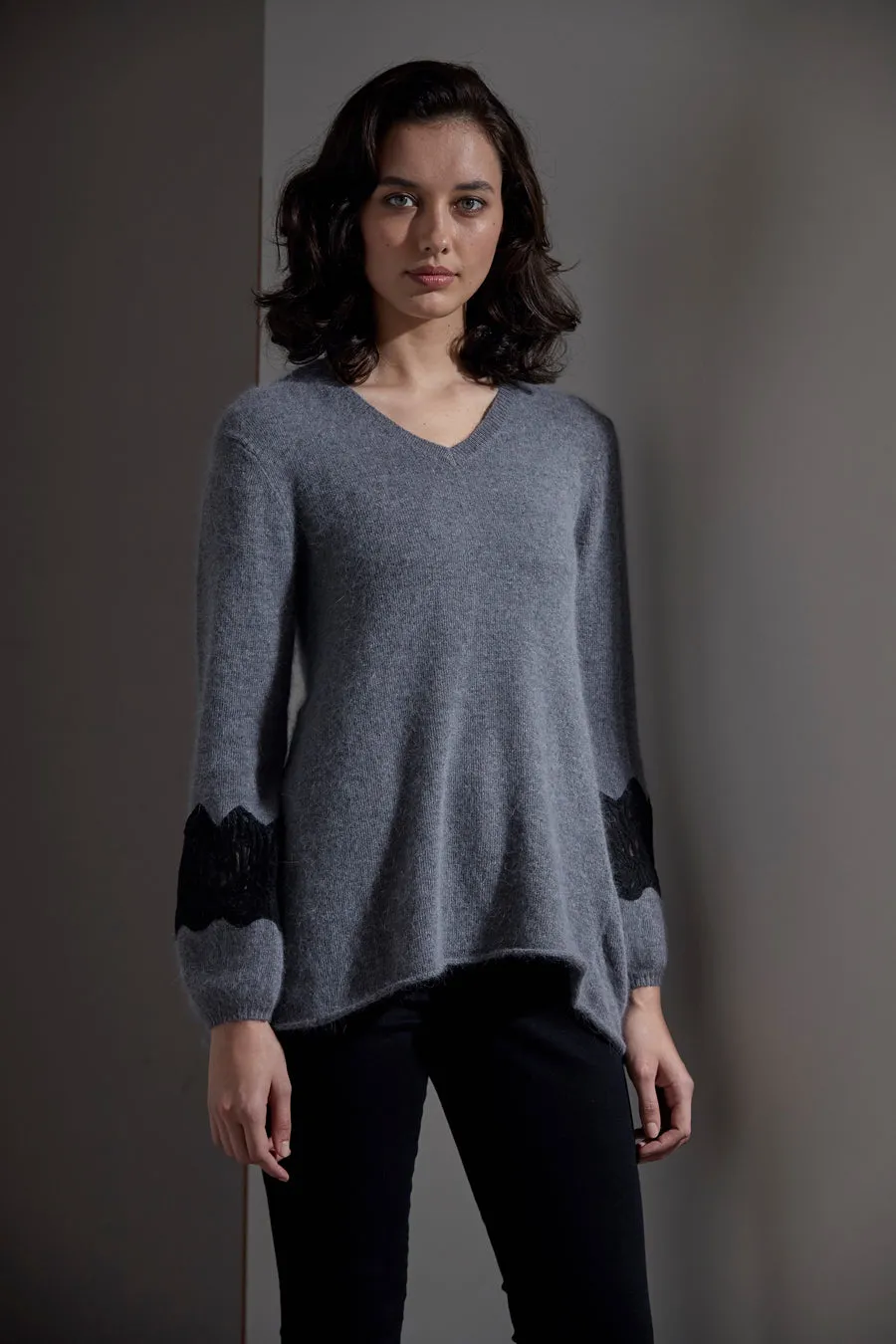 Evita Sweater - Char Marl