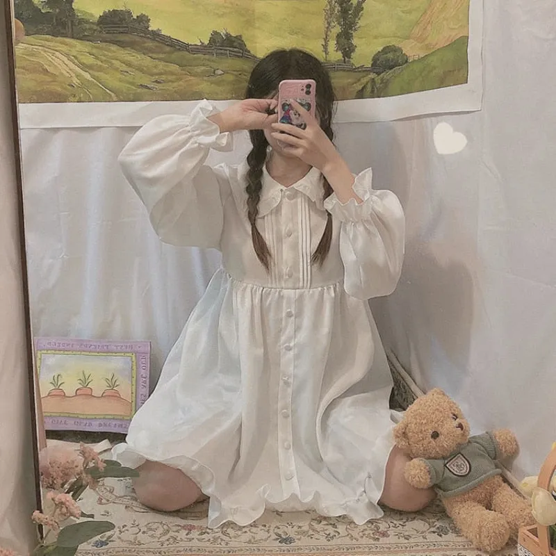 Kawaii Lolita Sweet White Dress