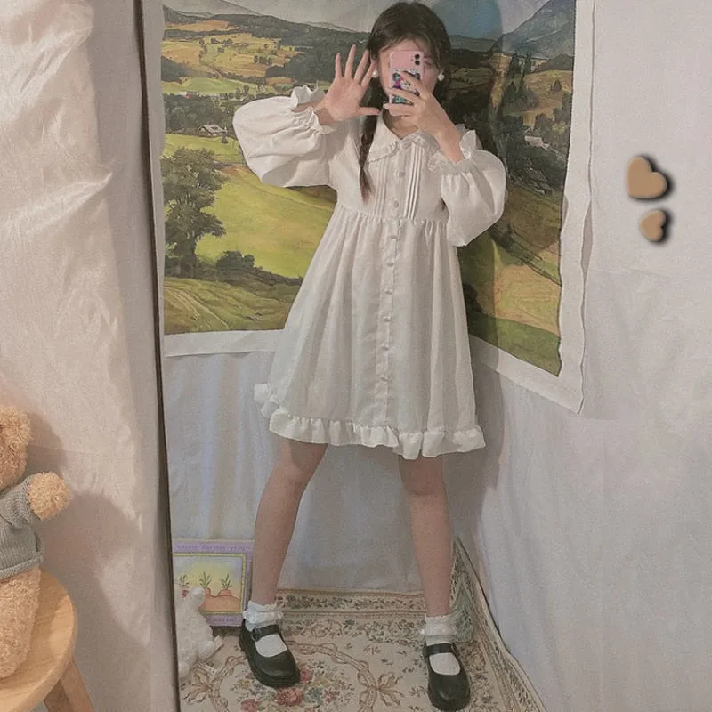 Kawaii Lolita Sweet White Dress
