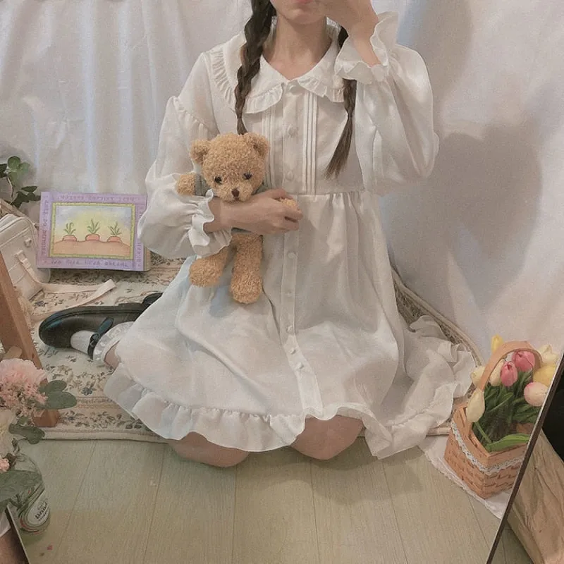 Kawaii Lolita Sweet White Dress