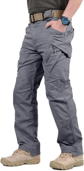 Soldier Tactical Waterproof Pants Outdoor Combat Hiking,Mens Ripstop Water Repellent Cargo Pants
