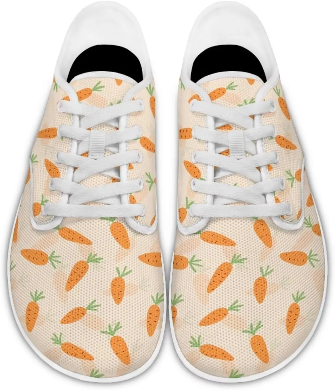 Women's Bunny Work Loafer Lace-Up Tennis Shoes Low Top Running Sneakers Driving Walking Shoe