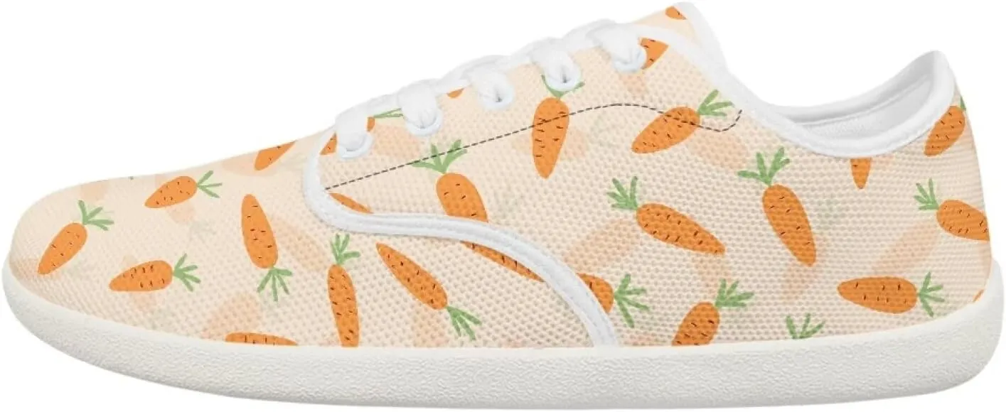 Women's Bunny Work Loafer Lace-Up Tennis Shoes Low Top Running Sneakers Driving Walking Shoe
